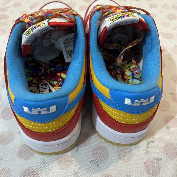 Nike Dunk Low Lebron James Fruity Pebbles Sneakers - Picture 4 of 7